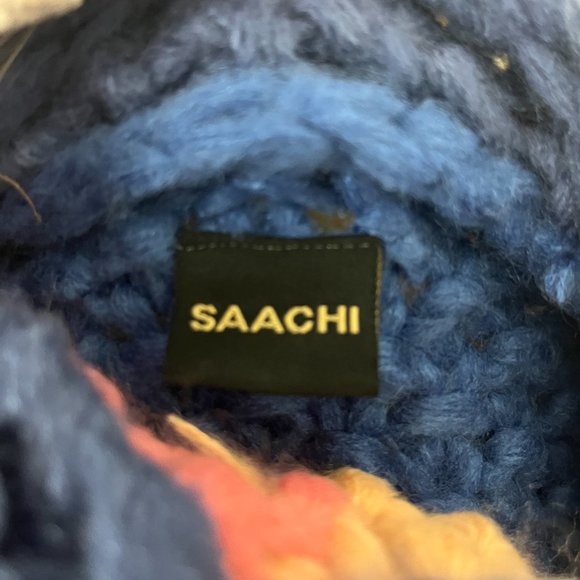 Anthropologie Rainbow Knitted Cardigan - Picture 6 of 6